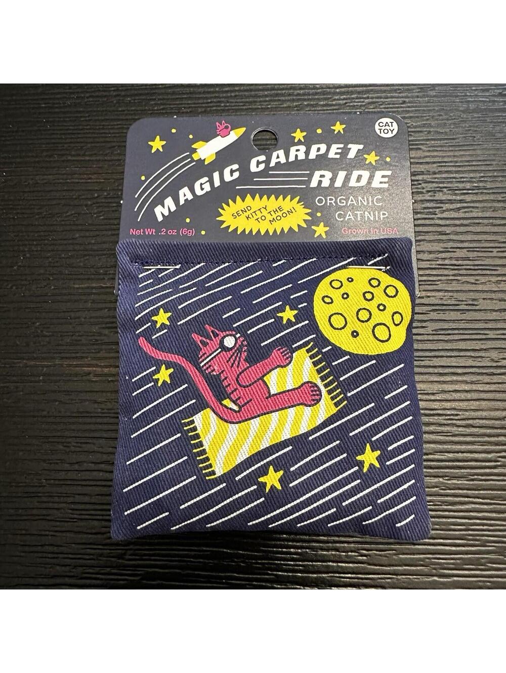 BlueQ Magic Carpet Ride Catnip Toy Organic Catnip Grown In USA Cat Toy Brand New